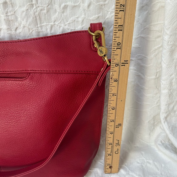 HOBO Leather Handbag Tote Soft Red NWOT - Picture 8 of 12